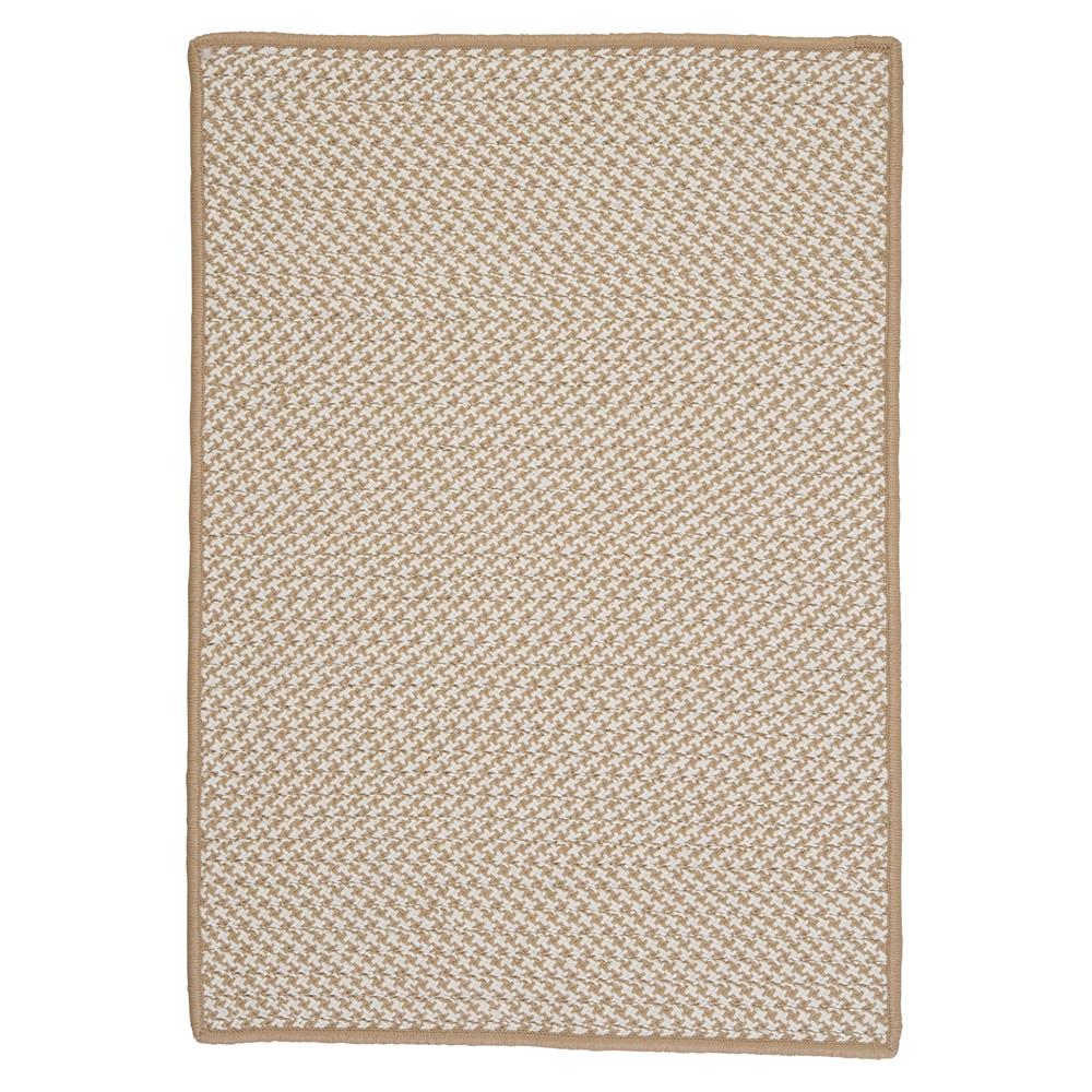 Colonial Mills OT89R024X036S Outdoor Houndstooth Tweed - Cuban Sand 2